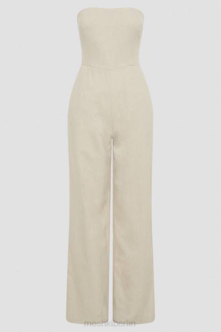 Kleidung Meshki Anita trägerloser Leinenoverall natürlich 2F8B1300