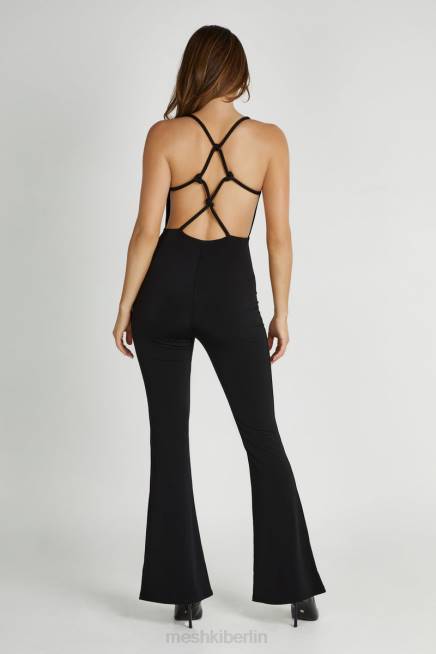 Kleidung Meshki Brinley-Overall aus anschmiegsamem Jersey Schwarz 2F8B1377