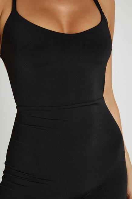 Kleidung Meshki Brinley-Overall aus anschmiegsamem Jersey Schwarz 2F8B1377