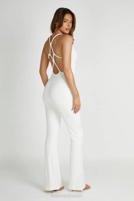 Kleidung Meshki Brinley-Overall aus anschmiegsamem Jersey Weiß 2F8B1405