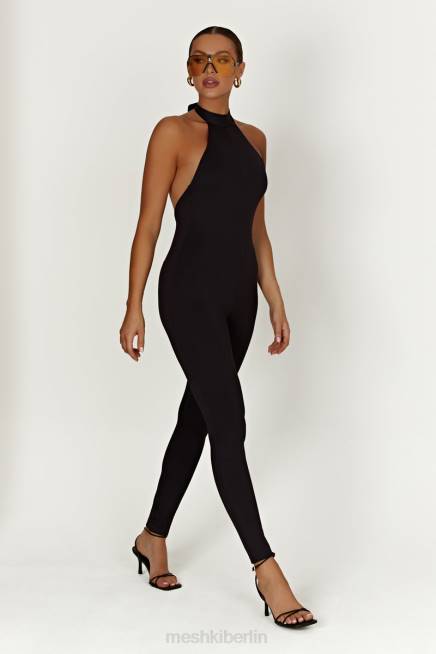 Kleidung Meshki Gigi Catsuit aus recyceltem Nylon Schwarz 2F8B1415
