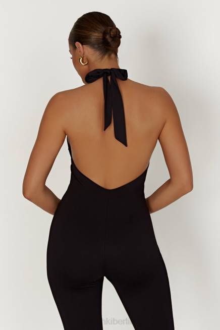 Kleidung Meshki Gigi Catsuit aus recyceltem Nylon Schwarz 2F8B1415