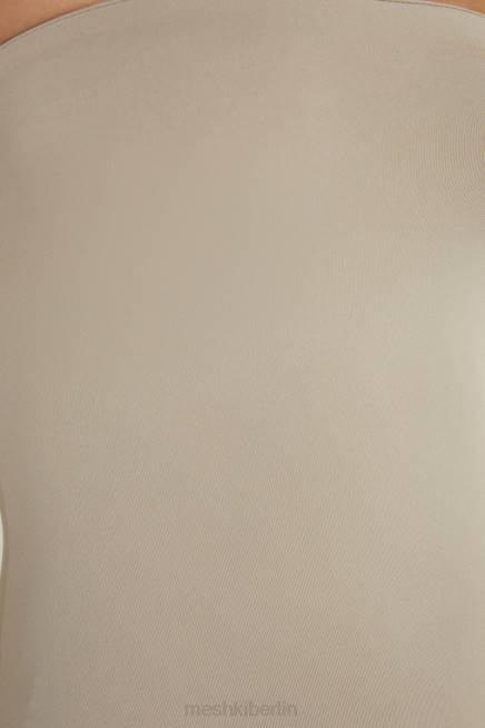 Kleidung Meshki Peggy trägerloser Overall Taupe 2F8B1379