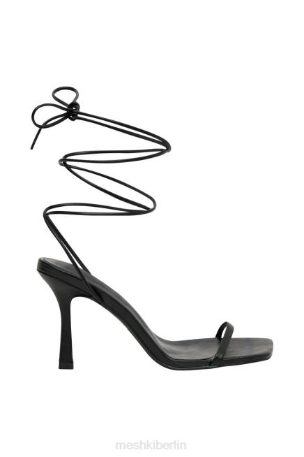 Schuhwerk Meshki Neve Wickelabsätze aus Kunstleder Schwarz 2F8B1679