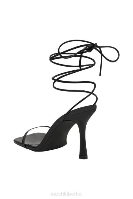 Schuhwerk Meshki Neve Wickelabsätze aus Kunstleder Schwarz 2F8B1679