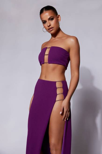 Kleidung Meshki Anastasia Diamante Seil Bandeau Traube 2F8B1077