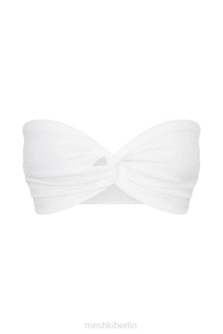 Kleidung Meshki Ester-Frottee-Bandeau Weiß 2F8B1165