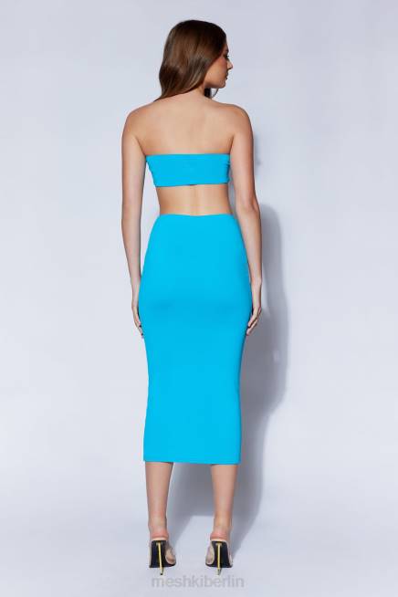 Kleidung Meshki Mackenzie Bandeau Cyan-Blau 2F8B1168