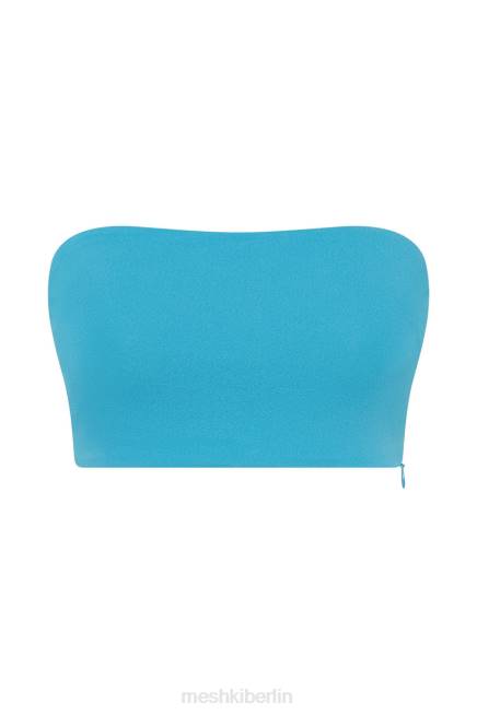 Kleidung Meshki Stephanie Krepp-Bandeau Aqua 2F8B1148