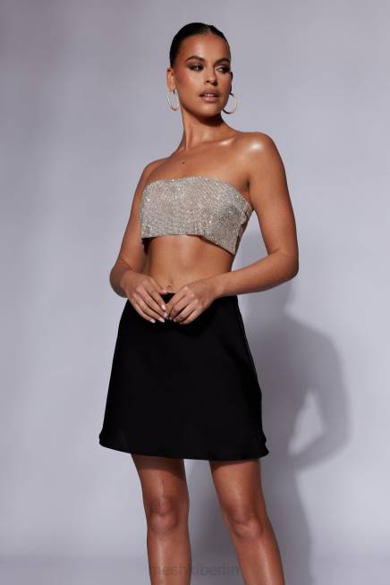 Kleidung Meshki Valerie Diamante Bandeau Gold 2F8B943