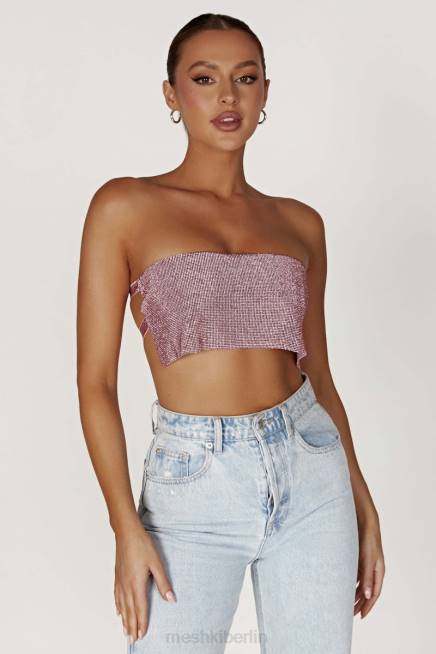 Kleidung Meshki Valerie Diamante Bandeau erröten rosa 2F8B994
