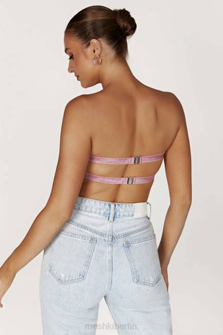 Kleidung Meshki Valerie Diamante Bandeau erröten rosa 2F8B994