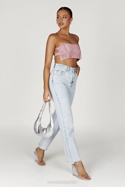 Kleidung Meshki Valerie Diamante Bandeau erröten rosa 2F8B994