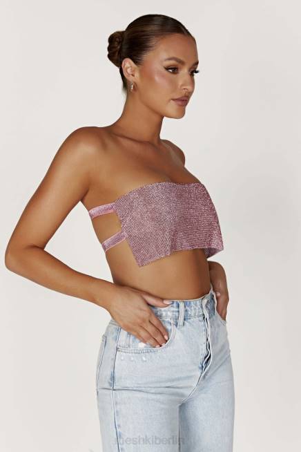 Kleidung Meshki Valerie Diamante Bandeau erröten rosa 2F8B994