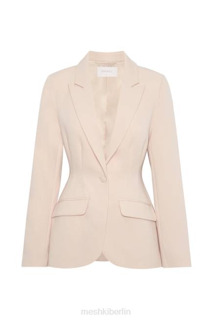 Kleidung Meshki Helda taillierter Blazer mit taillierter Taille Creme 2F8B1651