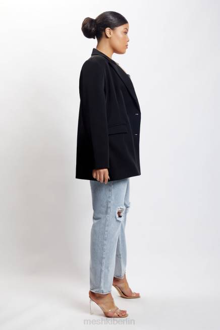 Kleidung Meshki Madison übergroßer Blazer Schwarz 2F8B1645