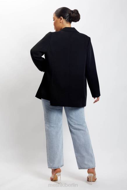 Kleidung Meshki Madison übergroßer Blazer Schwarz 2F8B1645
