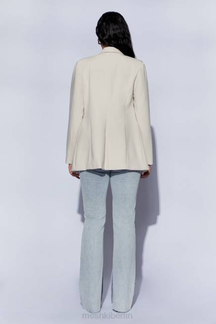 Kleidung Meshki Rosana übergroßer, taillierter Blazer Weizen 2F8B1657