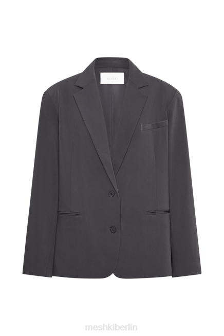 Kleidung Meshki Simone übergroßer Blazer Holzkohle 2F8B1639
