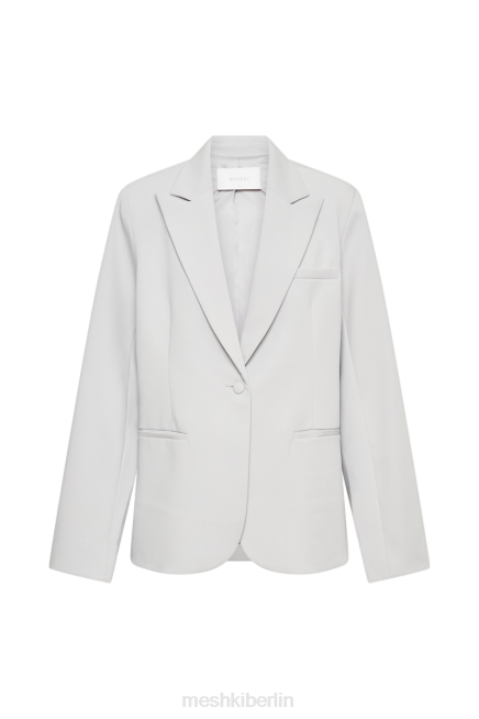 Kleidung Meshki Übergroßer Blazer von Bexley mit Schulterpolstern Eisgrau 2F8B1623