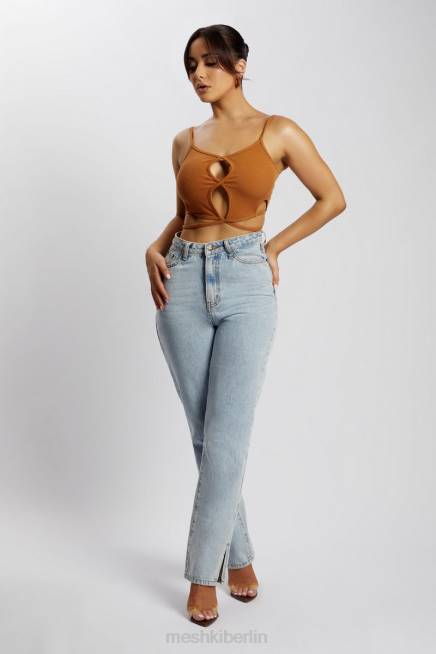 Kleidung Meshki Ayesha hat ein Unterhemd ausgeschnitten Keks 2F8B1201