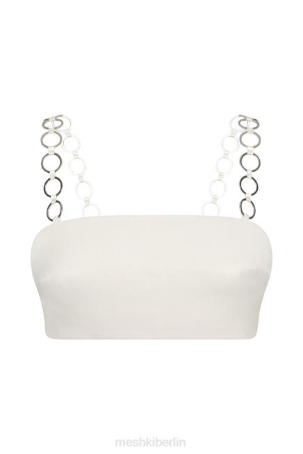 Kleidung Meshki Crop-Top mit Ring von Pyper Beige 2F8B1214