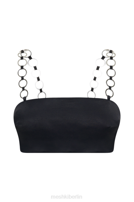 Kleidung Meshki Crop-Top mit Ring von Pyper Schwarz 2F8B1212