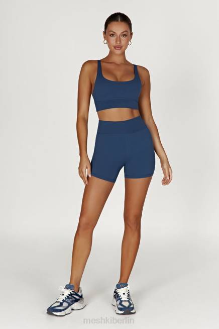 Kleidung Meshki Elise Cami-Crop-Top mit V-Rücken Marine 2F8B924