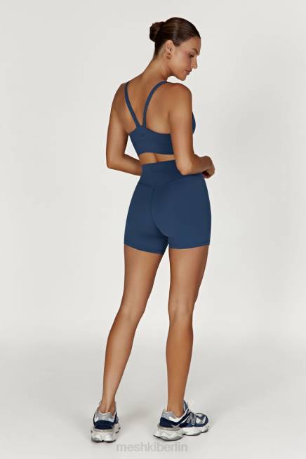 Kleidung Meshki Elise Cami-Crop-Top mit V-Rücken Marine 2F8B924