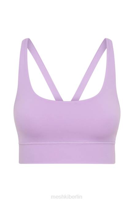 Kleidung Meshki Elise Cami-Crop-Top mit V-Rücken lila 2F8B1115
