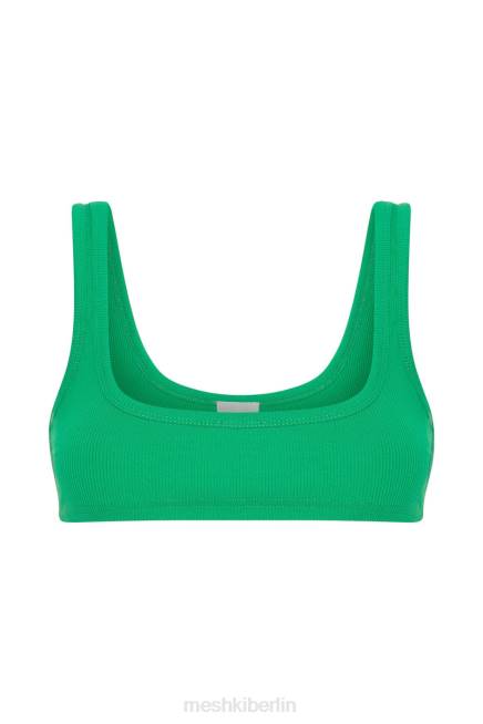 Kleidung Meshki Jackie Crop-Top mit U-Ausschnitt hellgrün 2F8B1157