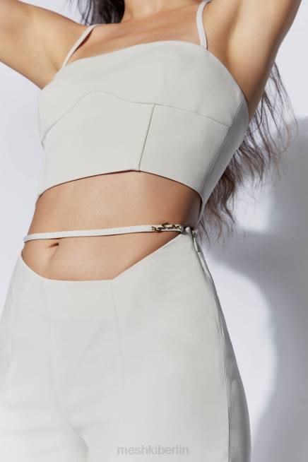 Kleidung Meshki Nahtlinien-Crop-Top von Bahar Weizen 2F8B1112