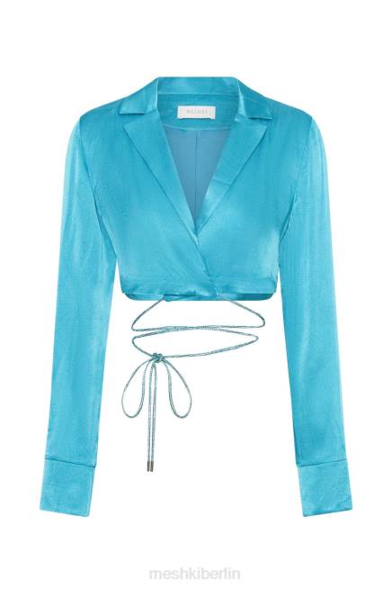 Kleidung Meshki Talulah Diamant-Seilhemd Cyan-Blau 2F8B1104