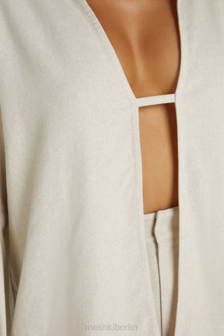 Kleidung Meshki Tasha übergroßes Leinenhemd natürlich 2F8B818