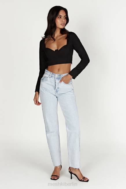 Kleidung Meshki Zahara Korsett-Shirt Schwarz 2F8B982