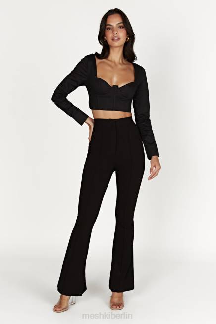 Kleidung Meshki Zahara Korsett-Shirt Schwarz 2F8B982