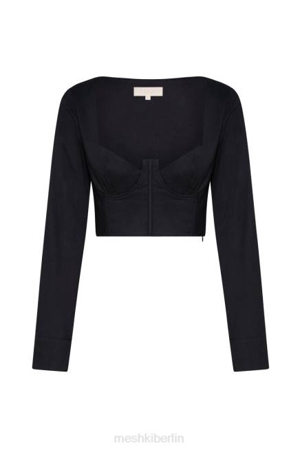 Kleidung Meshki Zahara Korsett-Shirt Schwarz 2F8B982