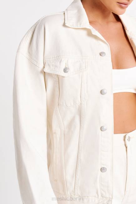Kleidung Meshki sion übergroße Jeansjacke naturfarben 2F8B1252