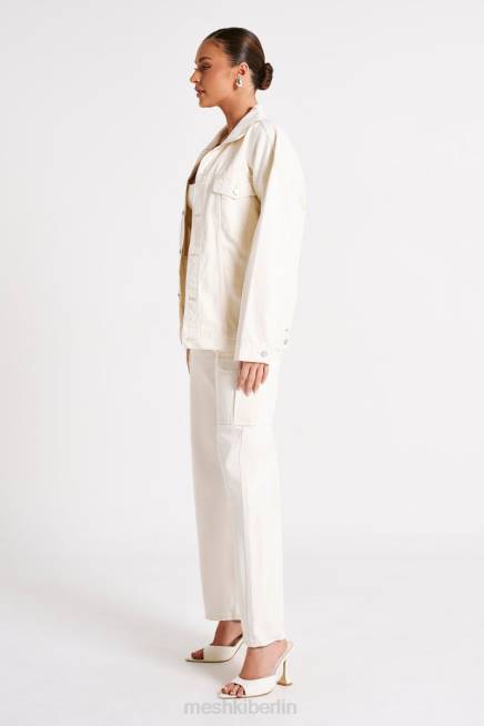 Kleidung Meshki sion übergroße Jeansjacke naturfarben 2F8B1252