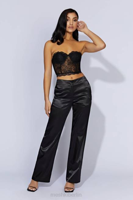 Kleidung Meshki Alessandra Spitzenkorsett Schwarz 2F8B1083