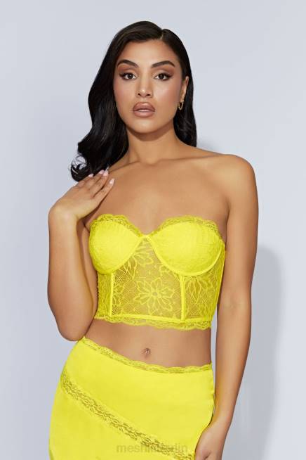 Kleidung Meshki Alessandra Spitzenkorsett frisches Grün 2F8B1071