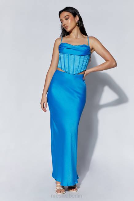 Kleidung Meshki Cyra Korsett-Oberteil azurblau 2F8B1068