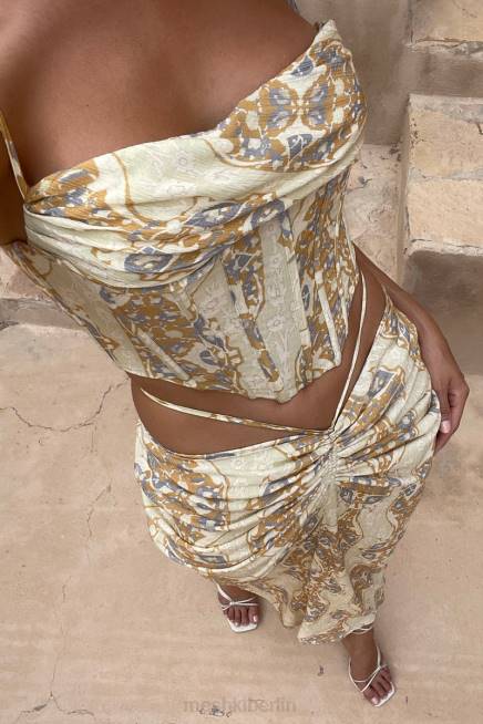 Kleidung Meshki Cyra Korsett-Oberteil persischer Druck 2F8B972