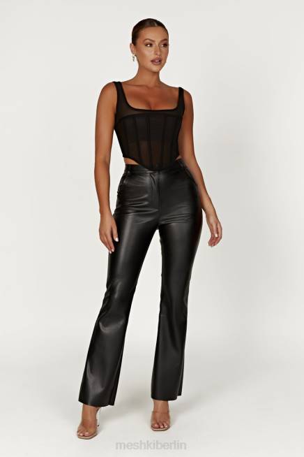 Kleidung Meshki Delaney Korsett Bustier Schwarz 2F8B875