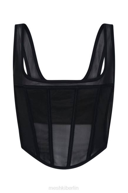 Kleidung Meshki Delaney Korsett Bustier Schwarz 2F8B875