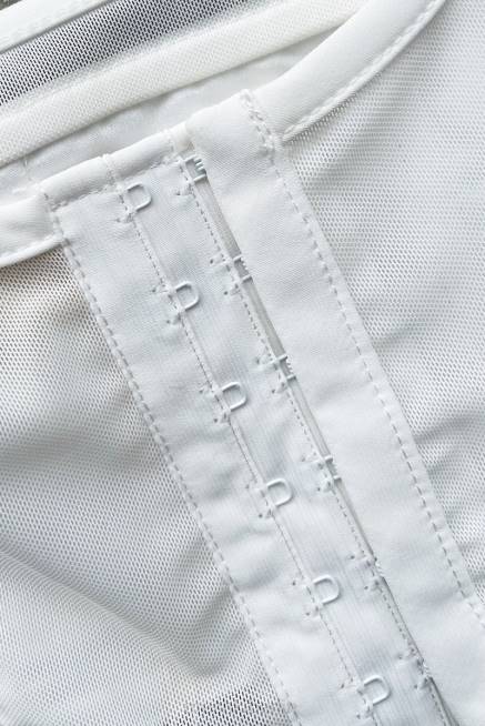 Kleidung Meshki Delaney Korsett Bustier Weiß 2F8B907