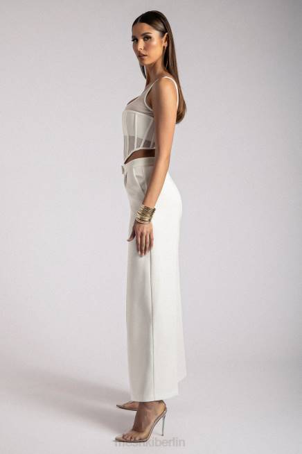 Kleidung Meshki Delaney Korsett Bustier Weiß 2F8B907