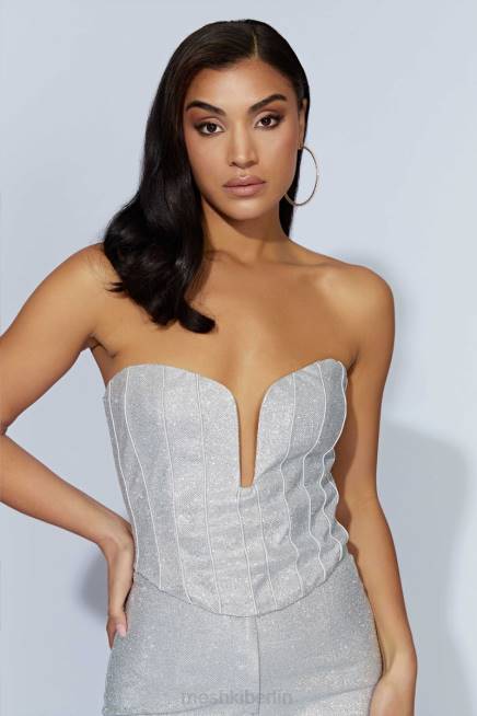 Kleidung Meshki Felicity Schimmerkorsett Silber 2F8B885