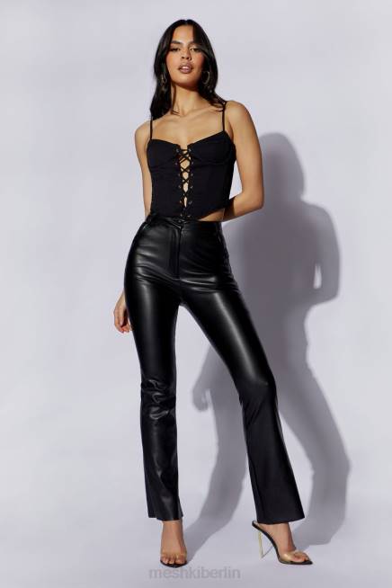 Kleidung Meshki Janice langes Korsett-Oberteil Schwarz 2F8B1051