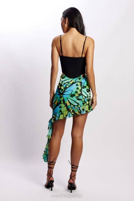 Kleidung Meshki Janice langes Korsett-Oberteil Schwarz 2F8B1051